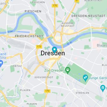 Pioneer locations for testride in Dresden