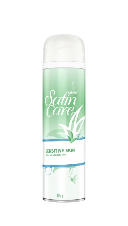 جل حلاقة Satin Care Sensitive skin.