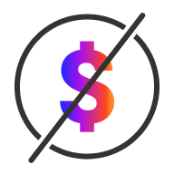 icon no fees