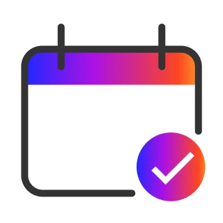 icon calendar check 2x