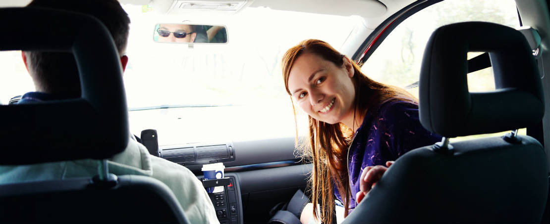 couple in car