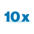 10x