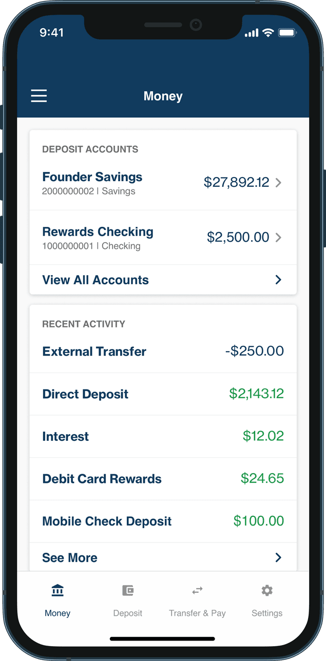 Founder Savings Dashboard