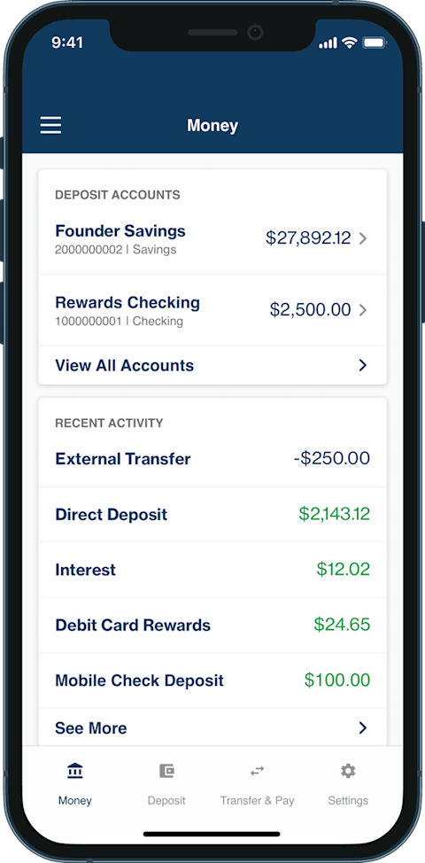 Your New Founder Savings Account 