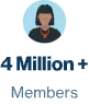4 Million + Members