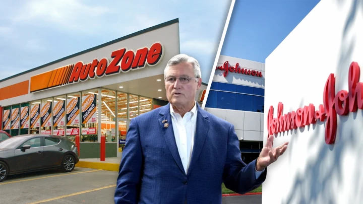 Georgia Congressman Allen Increases Autozone Holdings, Reduces Johnson & Johnson