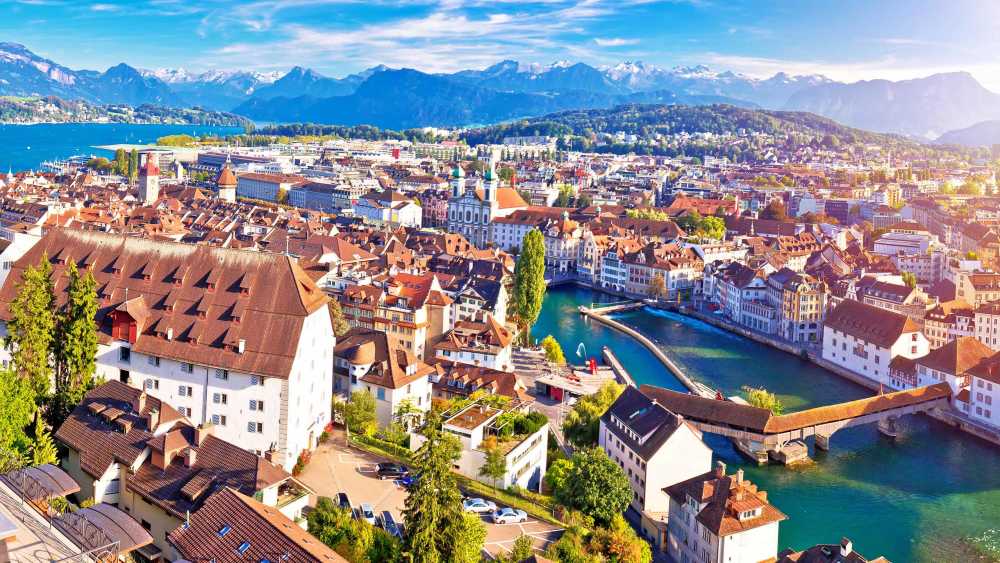 Ansicht Luzern Schweiz