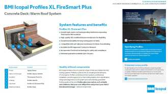 Profiles XL FireSmart Plus Warm Roof System image