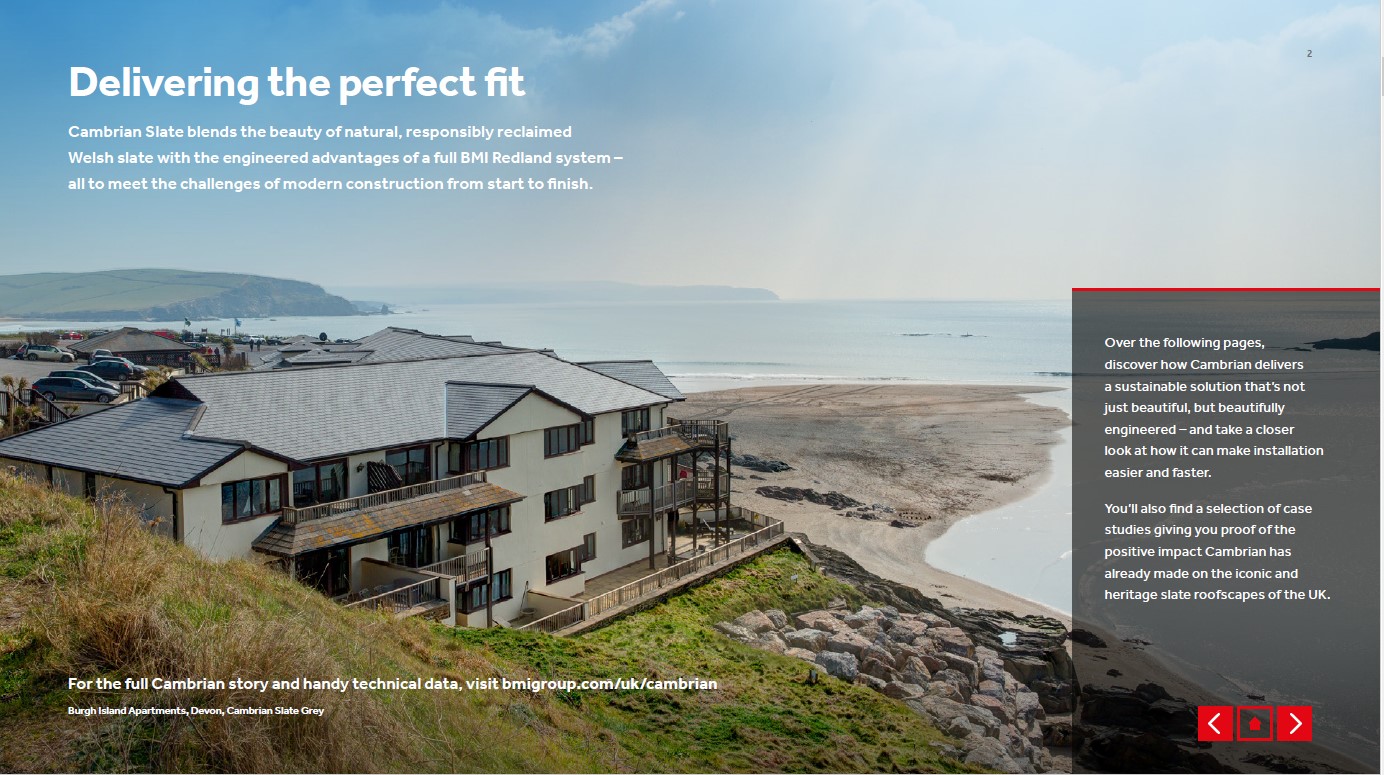 BMI Redland Cambrian Slate brochure