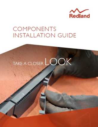 Redland Roofing Components Installation Guide