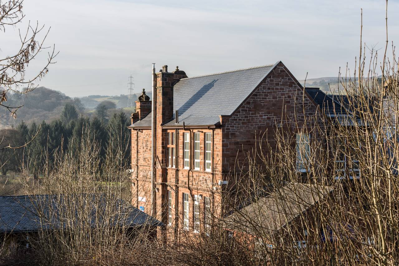 Cambrian Slate on Lochwinnoch Primary School Renfrewshire