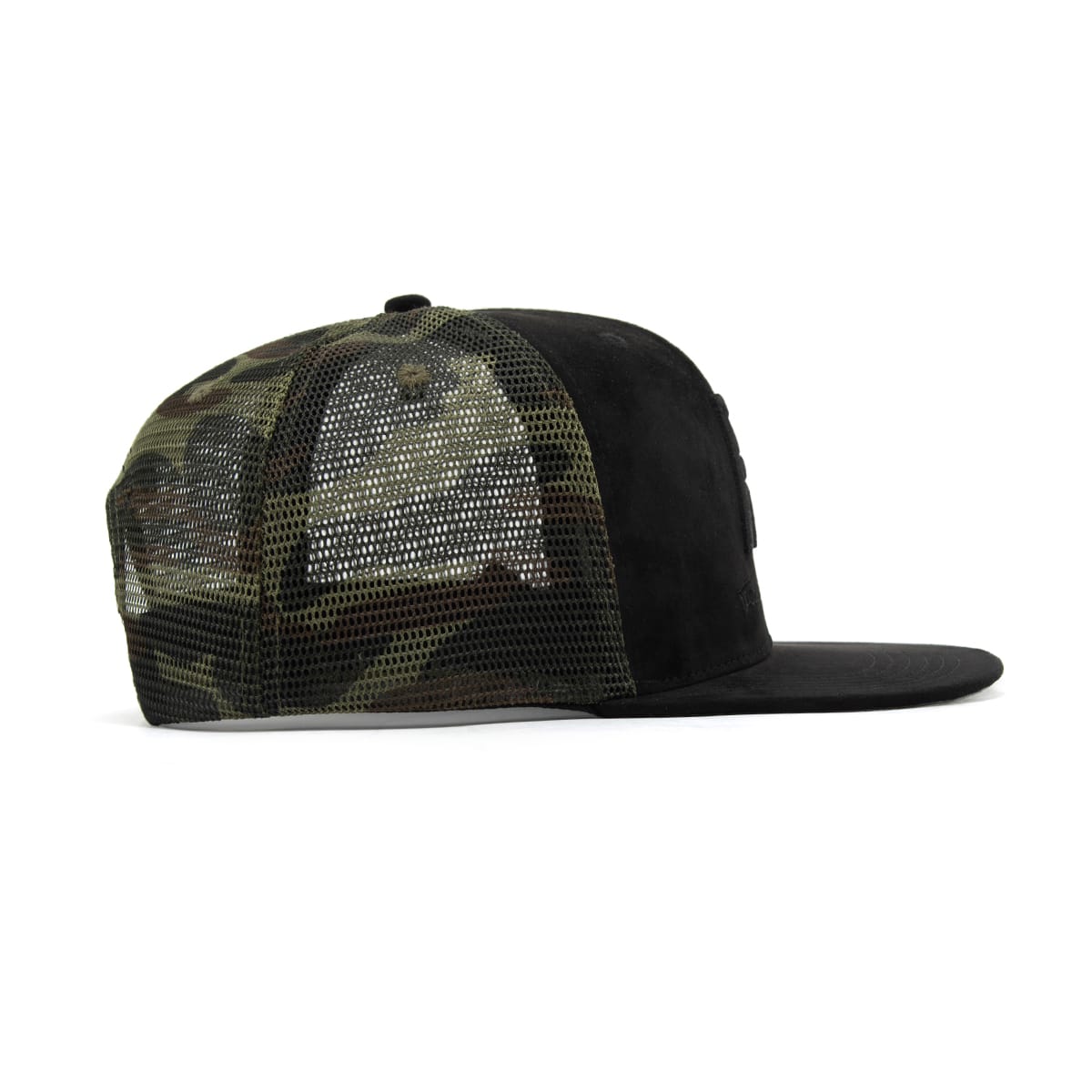 FFL BLACK AND CAMO FLAT CAP