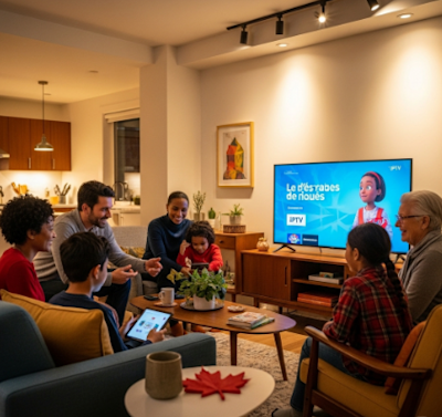 Pourquoi les foyers francophones au Canada adoptent massivement l’IPTV