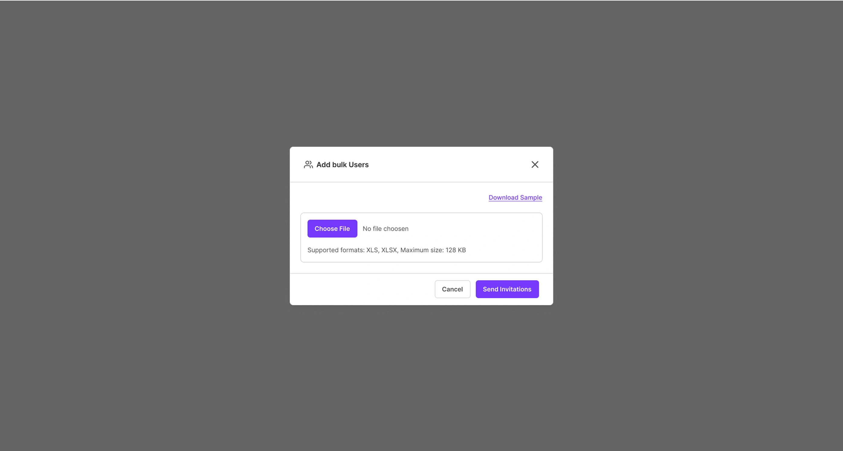 Bulk Upload