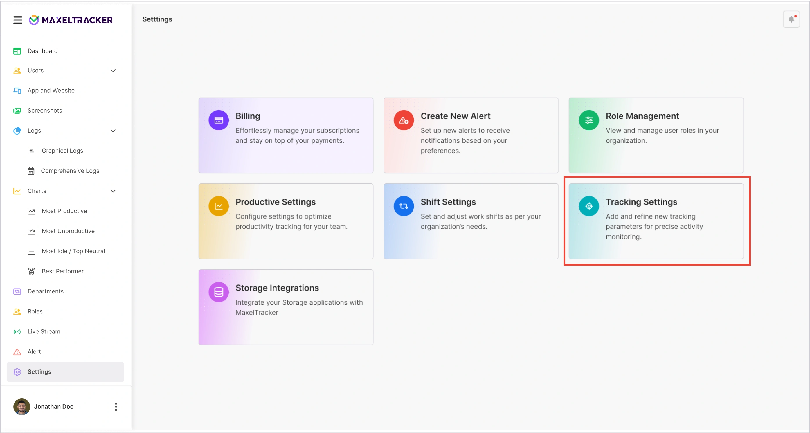 Setting - Time Tracking Settings
