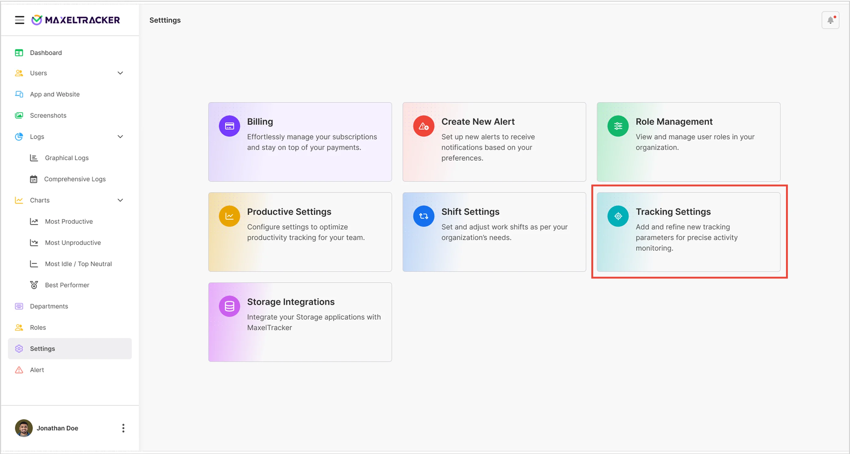 Setting - Time Tracking Settings