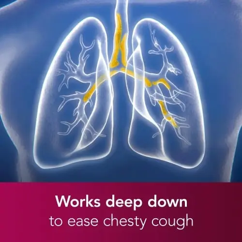 Works deep down to ease chesty cough