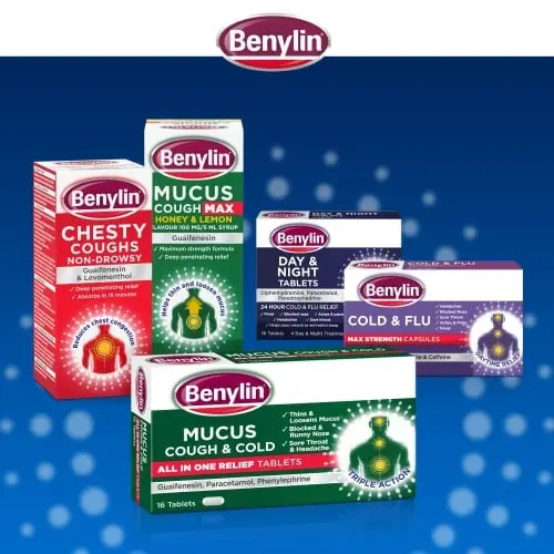 BENYLIN® Mucus Cough & Cold All in One Relief Tablets