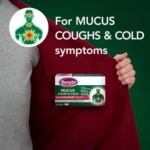 For MUCUS COUGHS & COLD