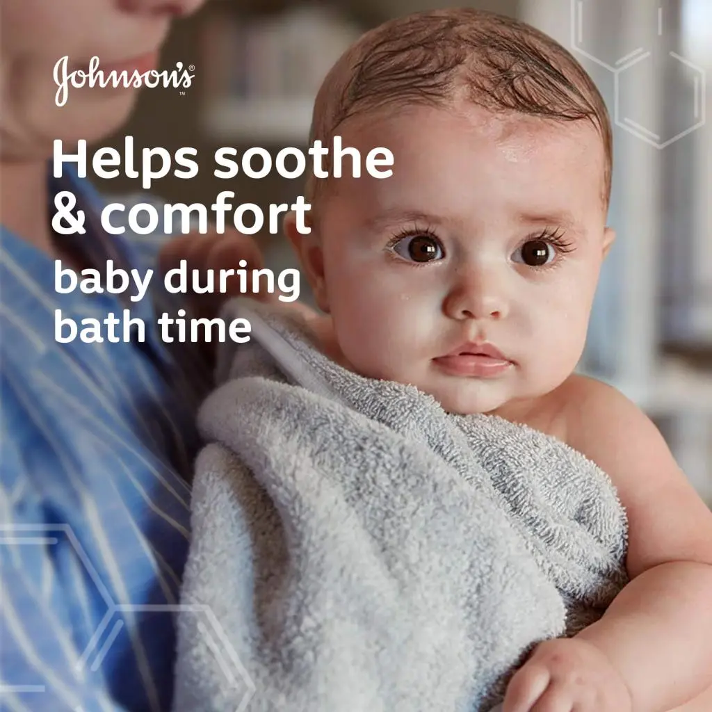 Helps soothe & comfort baby during bath time