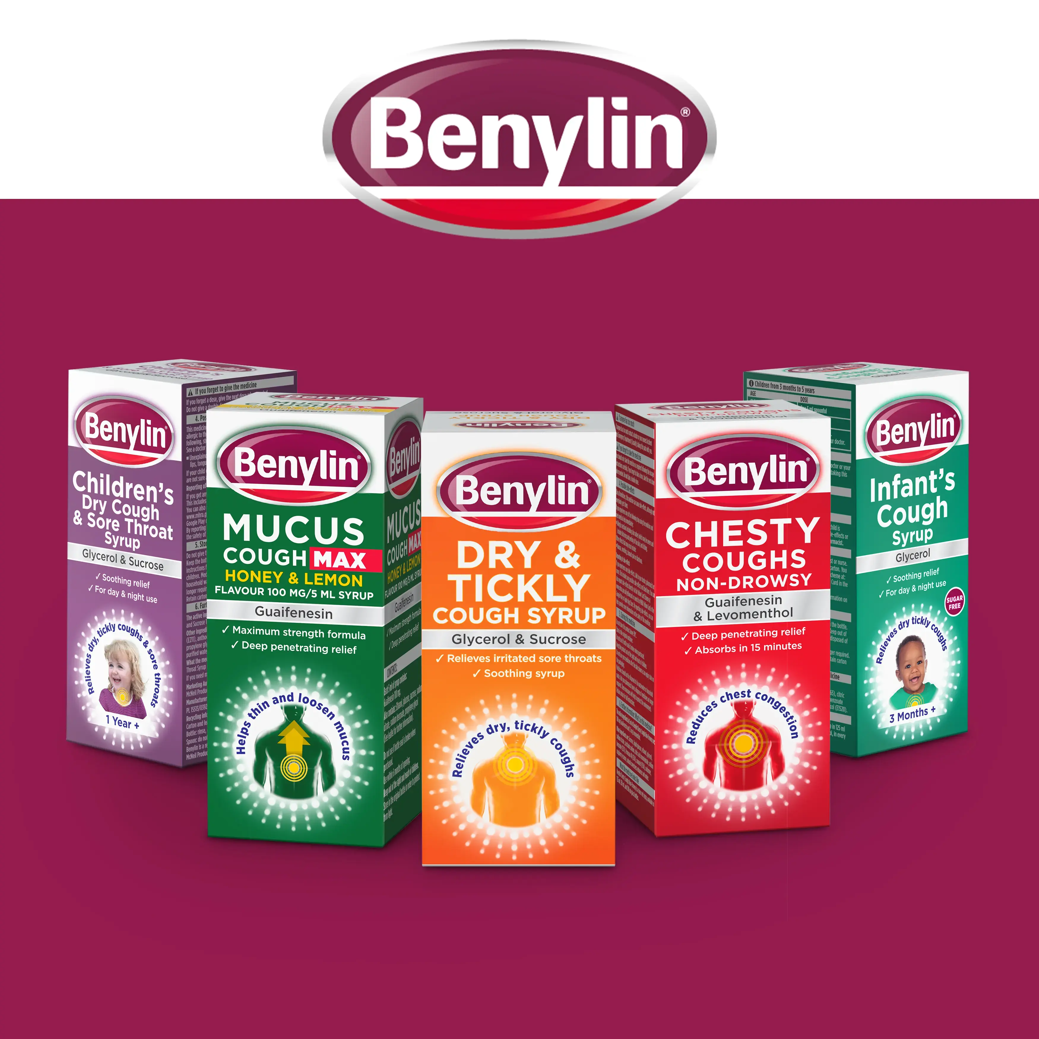 Image showing Benylin packshots