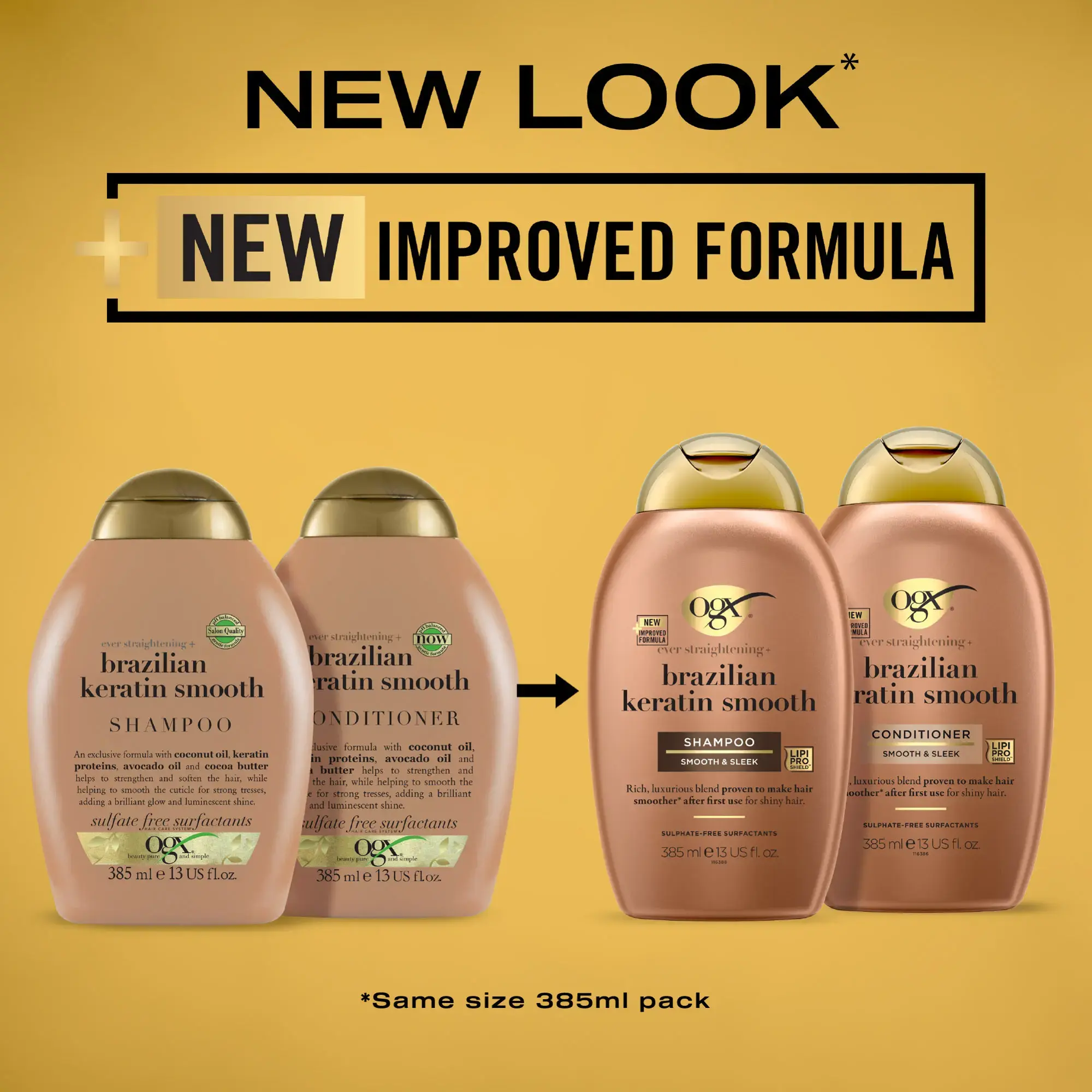 Brazilian keratin Smooth Shampoo | OGX® Beauty