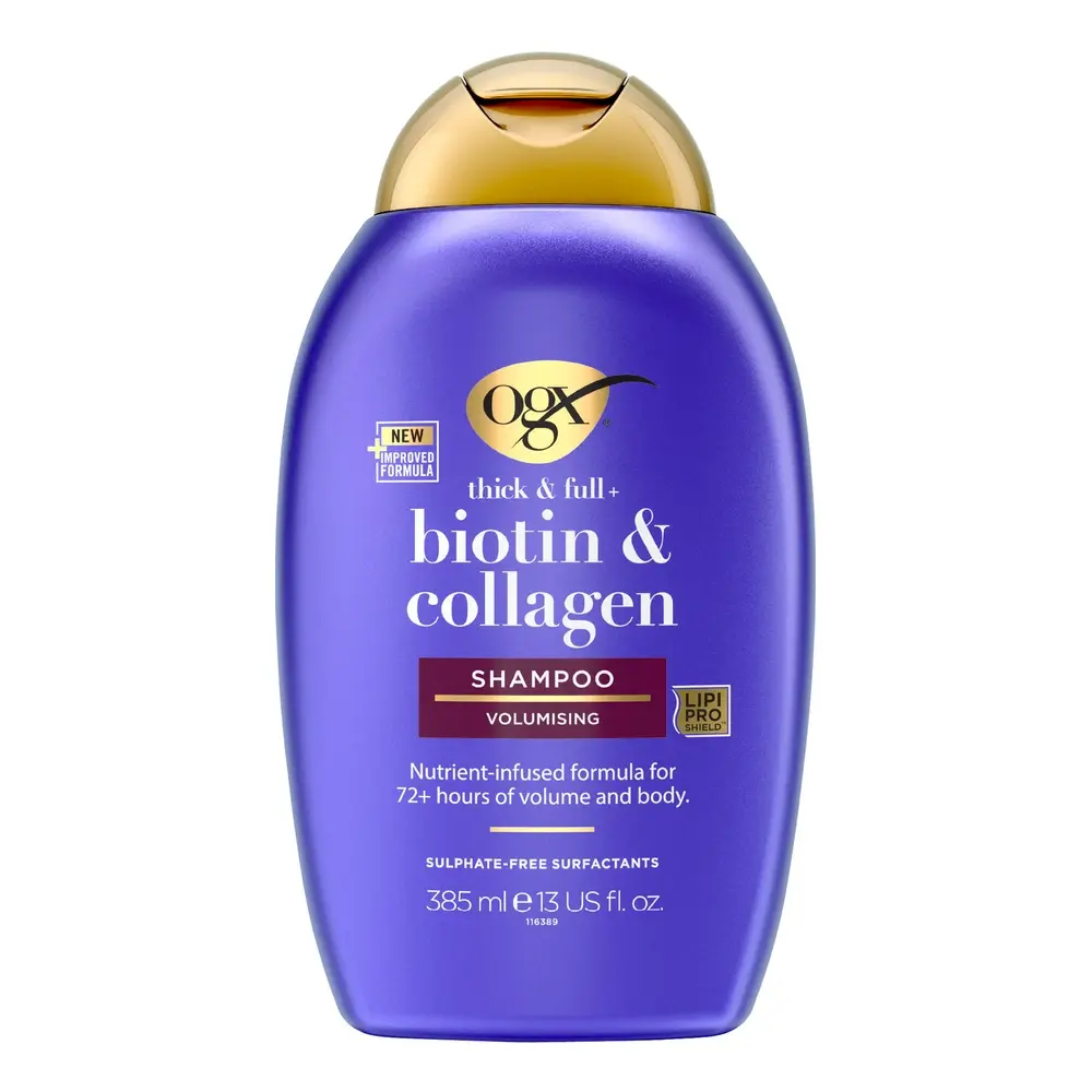 OGX Thick & Full+ Biotin & Collagen  Shampoo 385ml | OGX® Beauty
