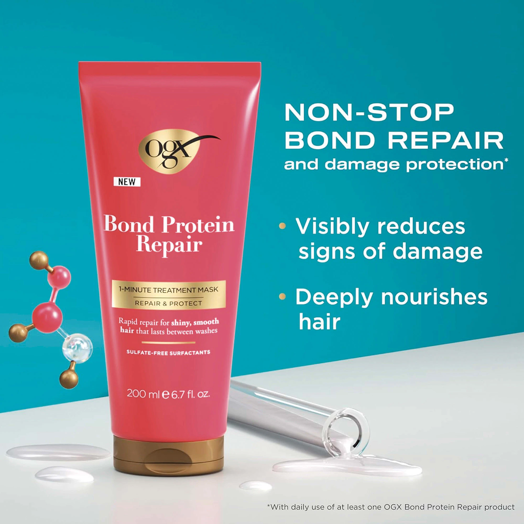 Bond Protein Repair 1-Minute Treatment Mask | OGX® Beauty