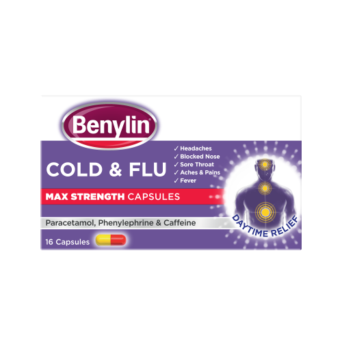 Benylin® cold and flu max strength tablets