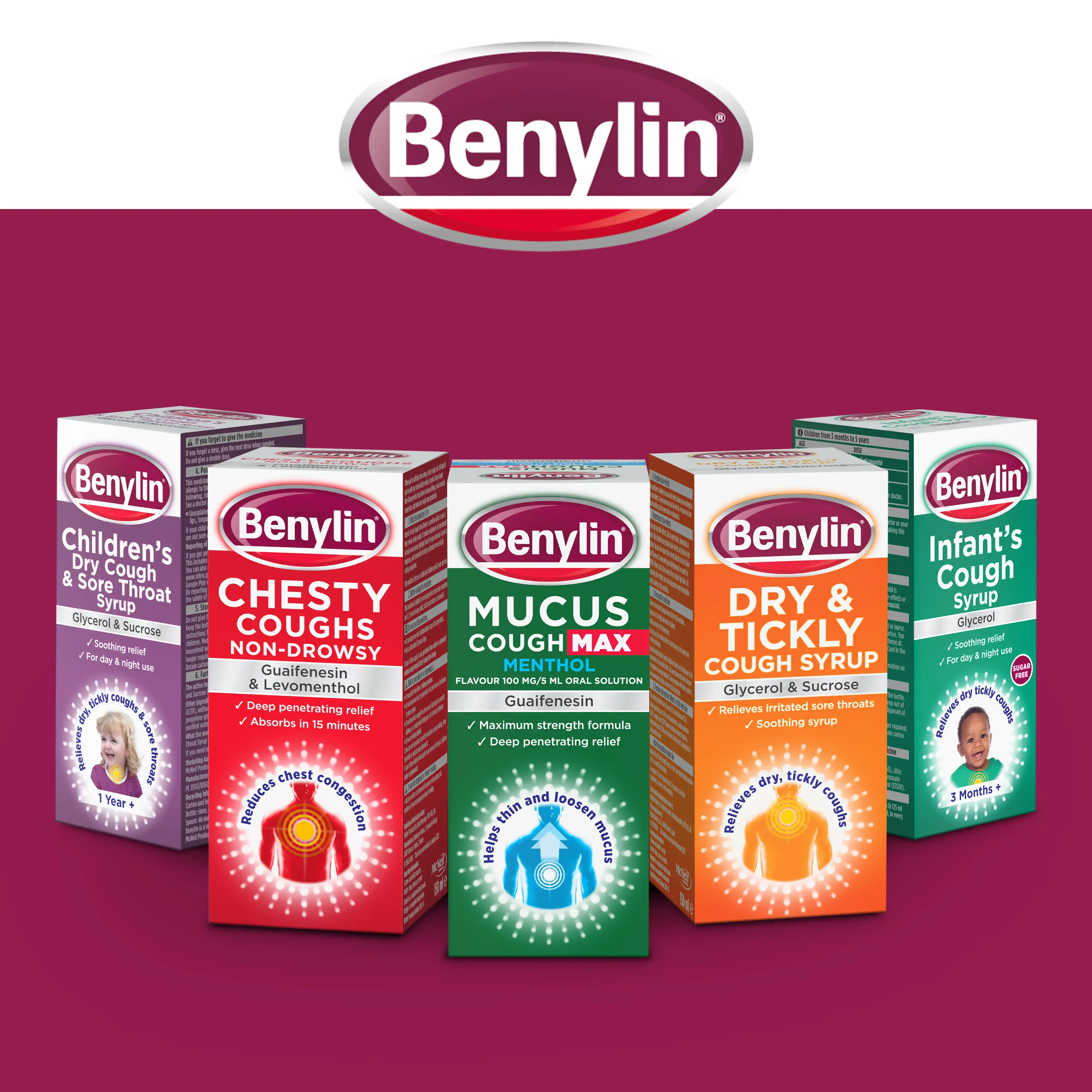 Image showing Benylin packshots