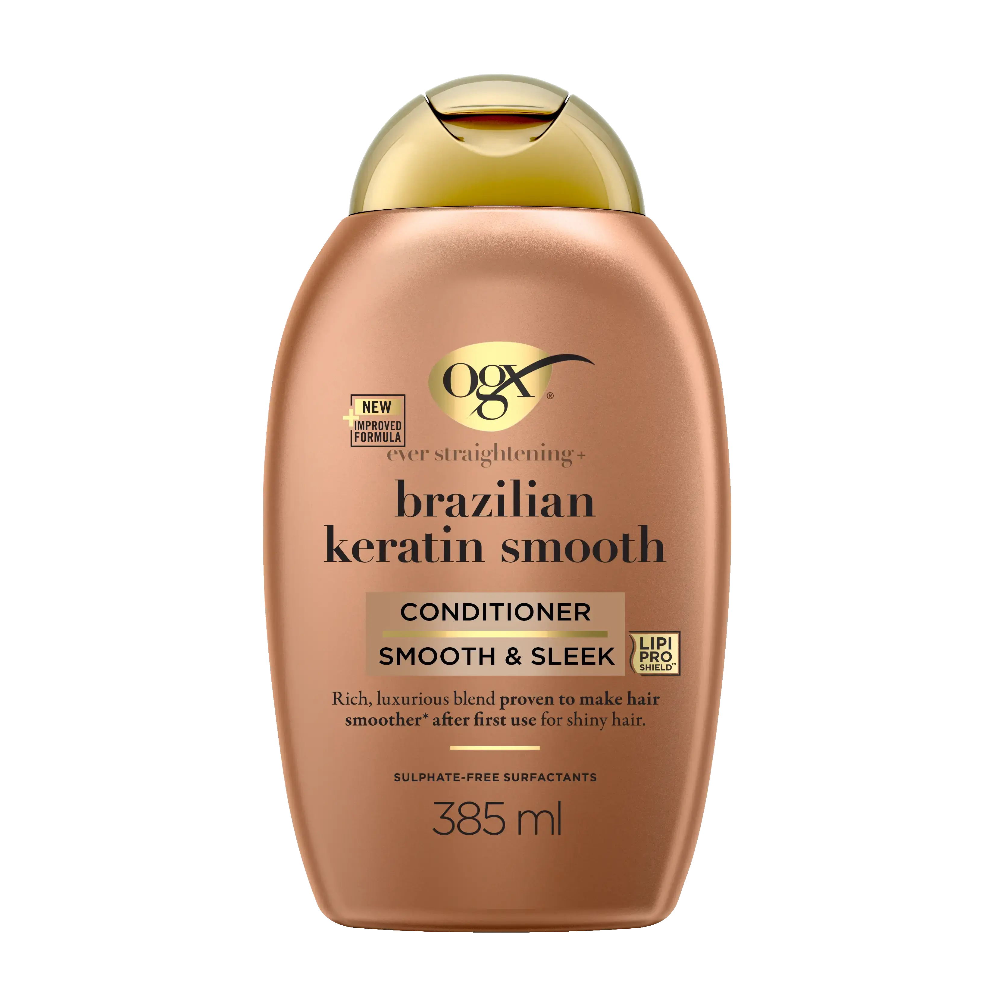 OGX Brazilian Keratin Smooth Conditioner for Dry Hair, 385ml
