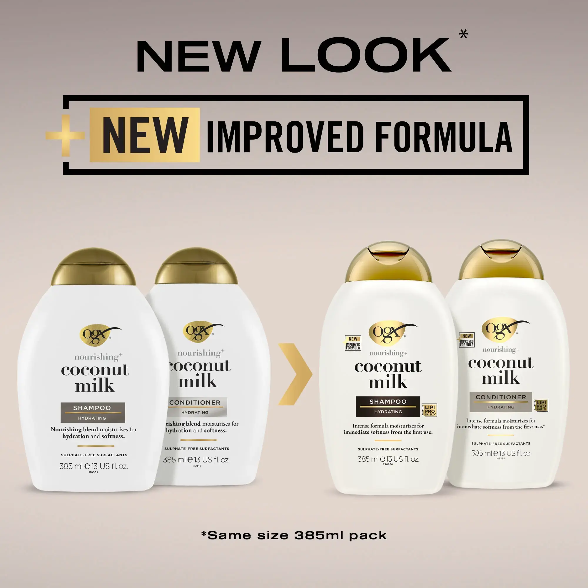 Coconut Milk Shampoo 385ml  | OGX® Beauty