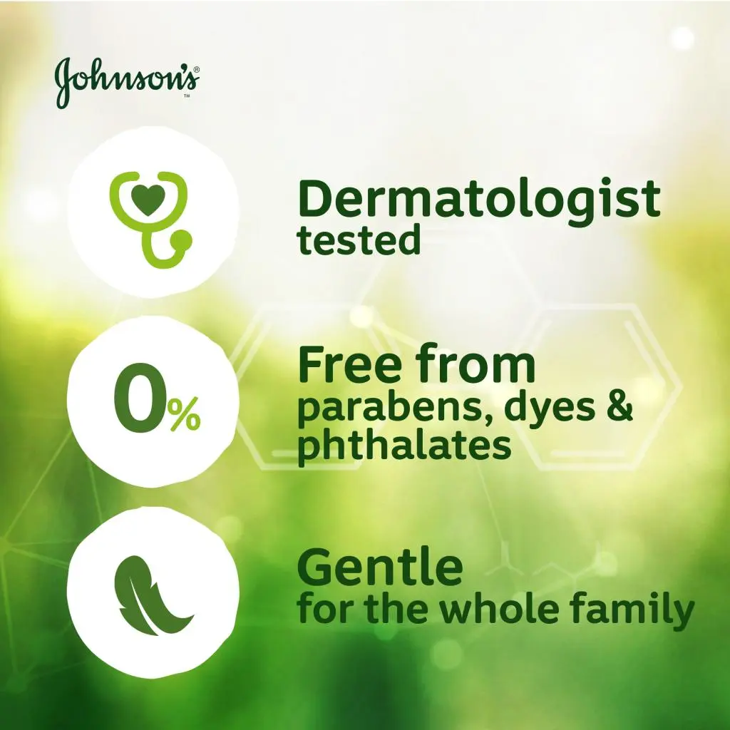 Dermatologist tested, Free from parabens, dyes & phthalates, Gentle for the whole family