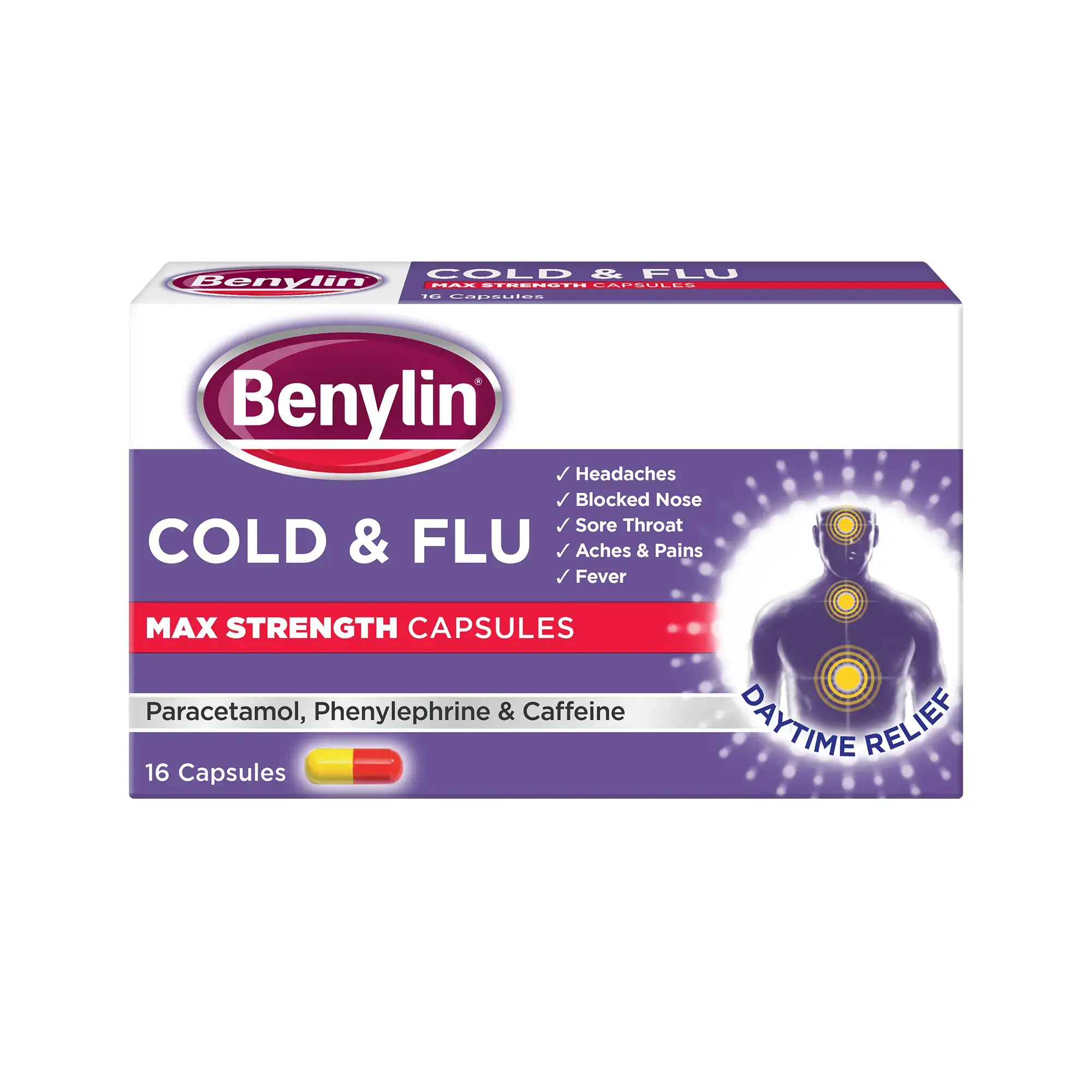 Benylin® cold and flu max strength tablets