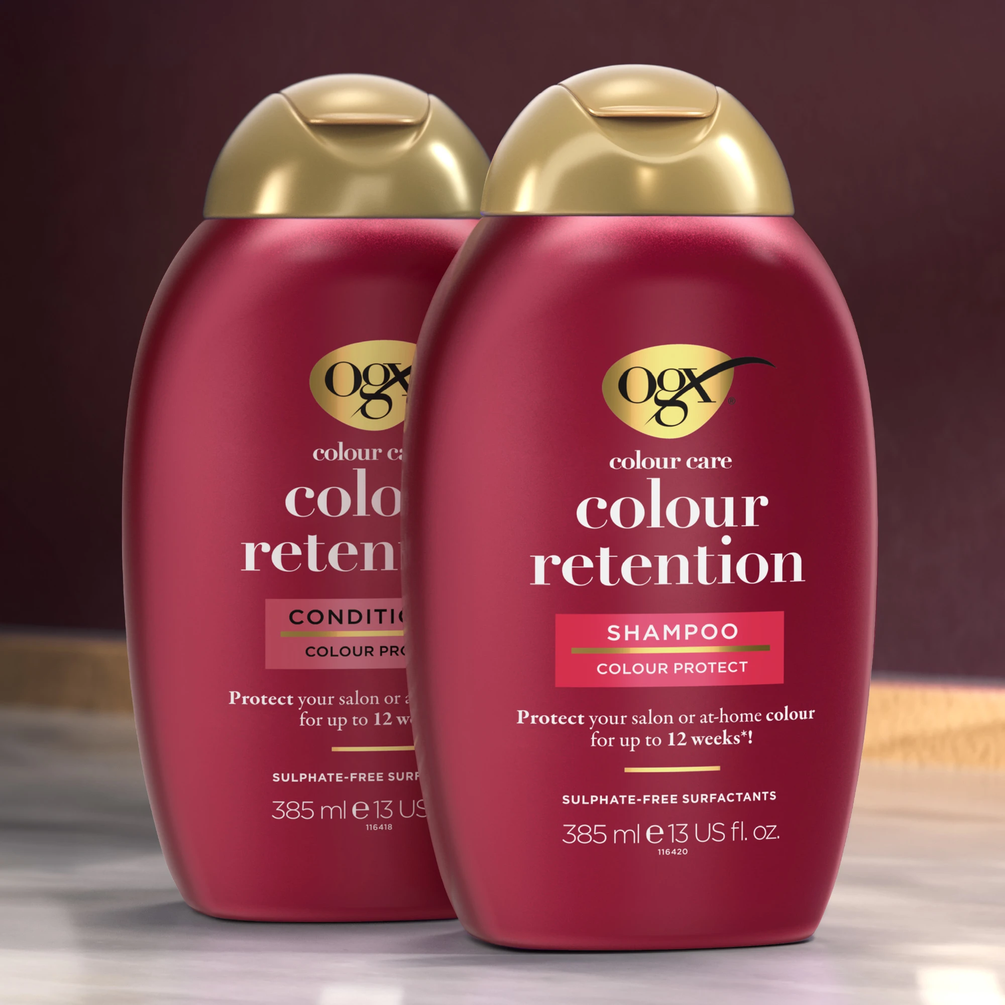 OGX Colour Care Colour Retention Shampoo  385ml  | OGX® Beauty
