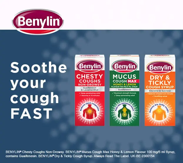 Benylin® Chesty Non Drowsy, Mucus Cough and Dry and Tickly images