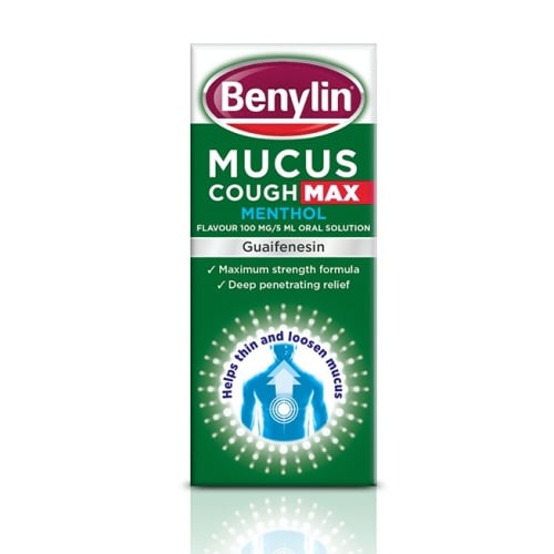 Benylin® Mucus Cough Max menthanol packshot