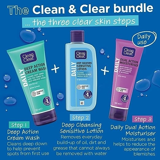 CLEAN & CLEAR® Daily Deep Cleansing Sensitive Lotion image 5