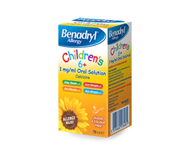 BENADRYL® Children's 6+ Allergy Relief 1