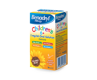 BENADRYL® Children's 6+ Allergy Relief 1