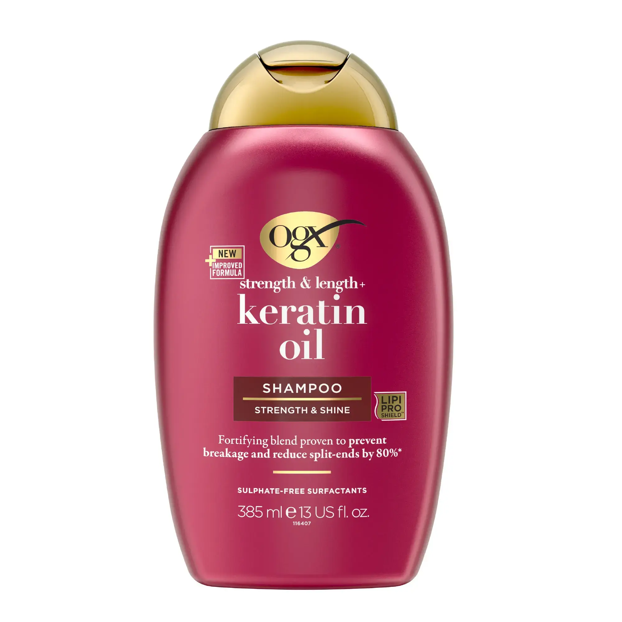 OGX Anti-Breakage Keratin Shampoo for Dry Hair, 385ml