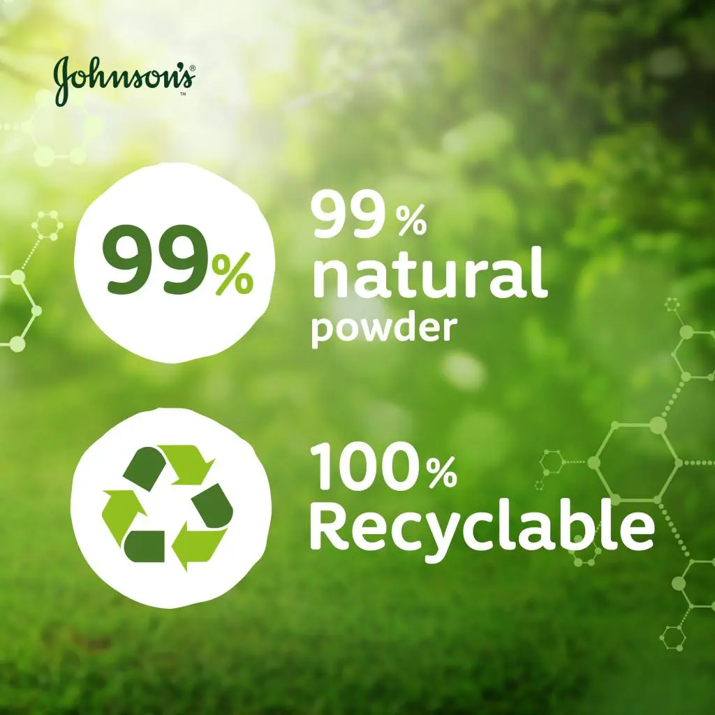 99% natural powder & 100% Recyclable