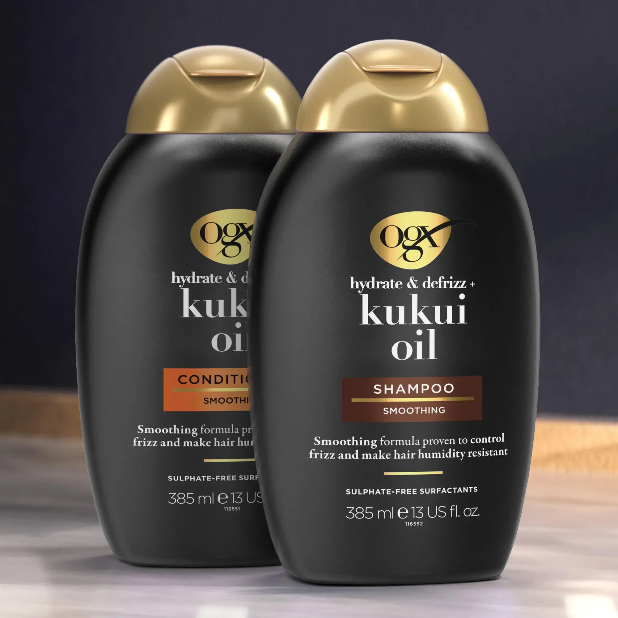 OGX Hydrate & Defrizz+ Kukui Oil Conditioner 385ml OGX Hydrate & Defrizz+ Kukui Oil Conditioner 385ml