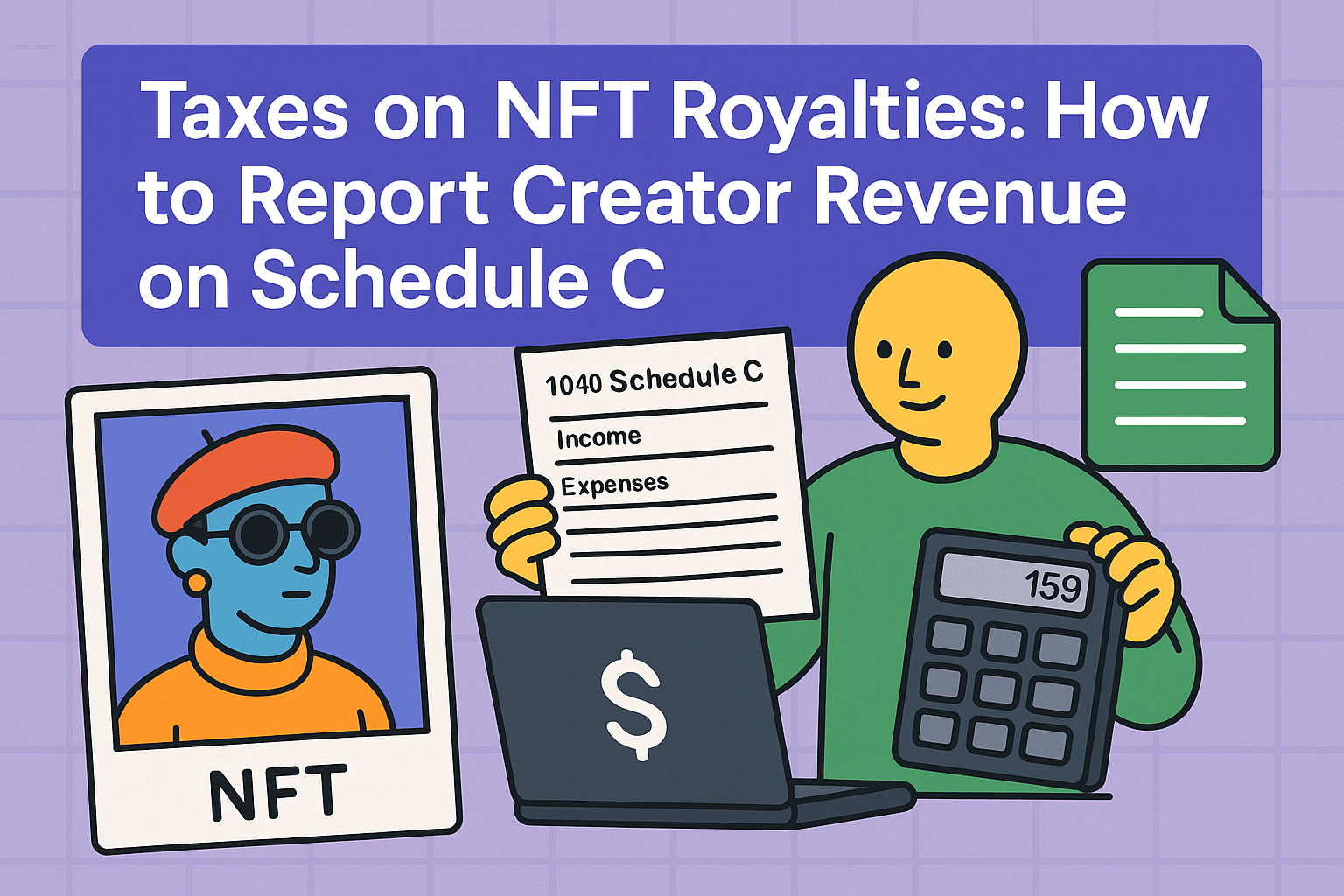 Taxes on NFT Royalties: How to Report Creator Revenue on Schedule C 