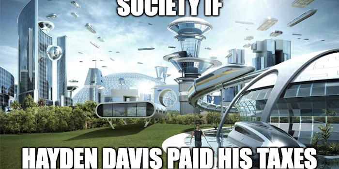How Much Does Hayden Davis Owe In Taxes?