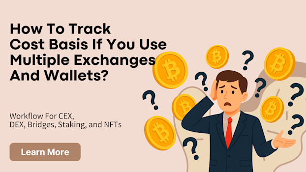 How do I track cost basis if I use multiple exchanges and wallets?