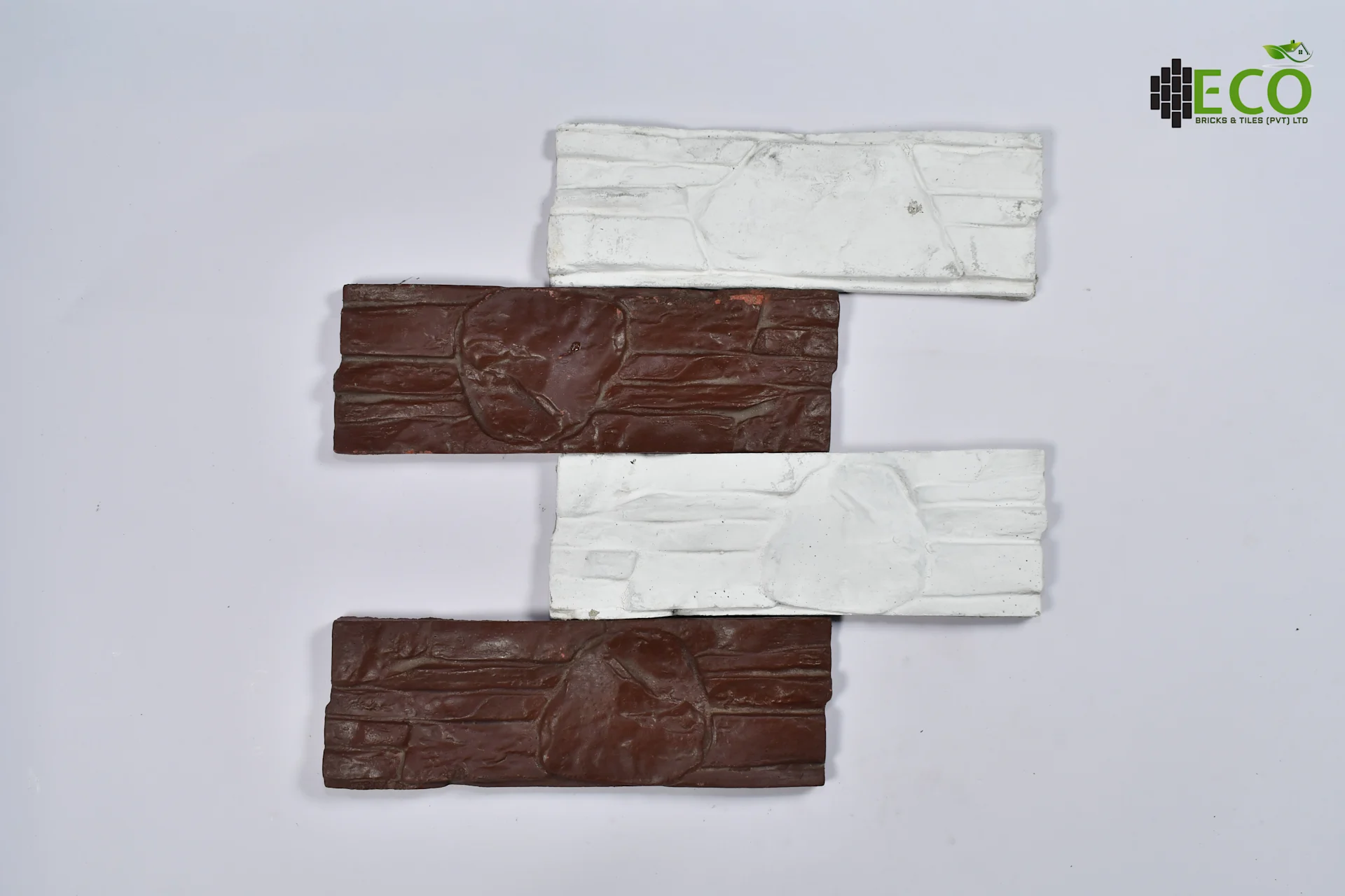 TERRACOTTA BROWN & WHITE