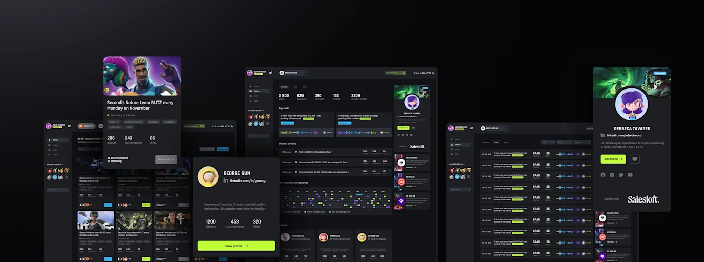 Gamified Real-Time Call Coaching Platform core feature showcase