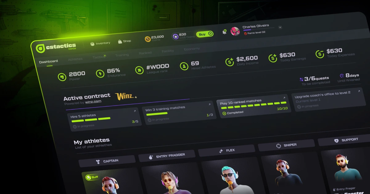 Hitcountermanager Custom Style Counter-Strike Manager Game UX/UI Redesign | CSTACTICS.GG Case Study ...