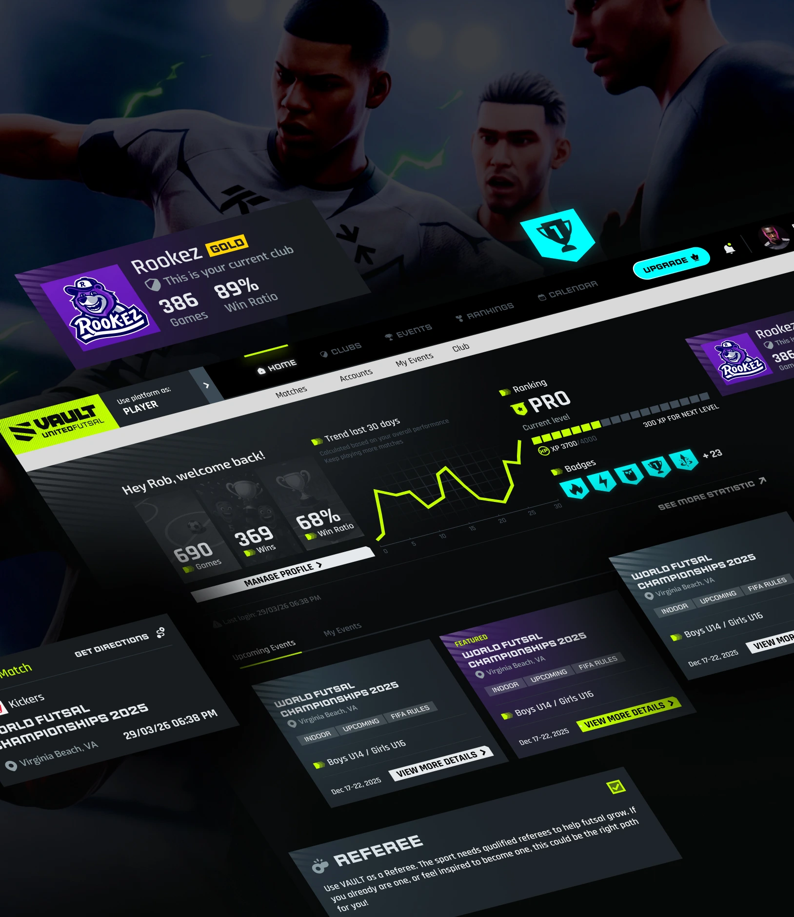 United Futsal | A Sports Tech Platform for Youth Futsal project showcase